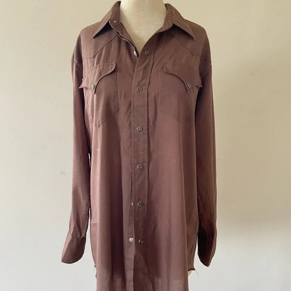 H bar C | 1970s California Ranchwear button down - Picture 2 of 7